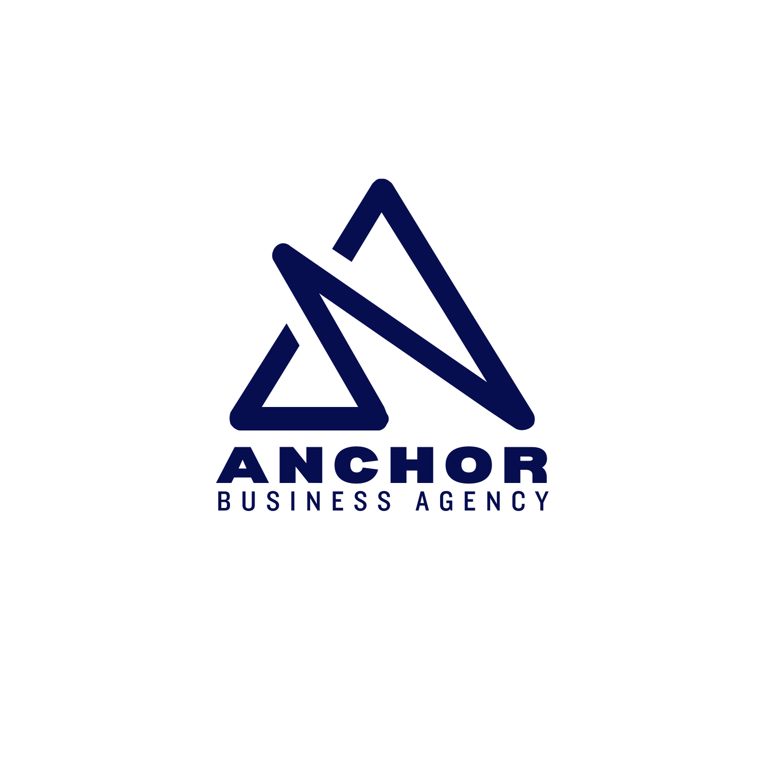 ANBIZA logo, icon navy