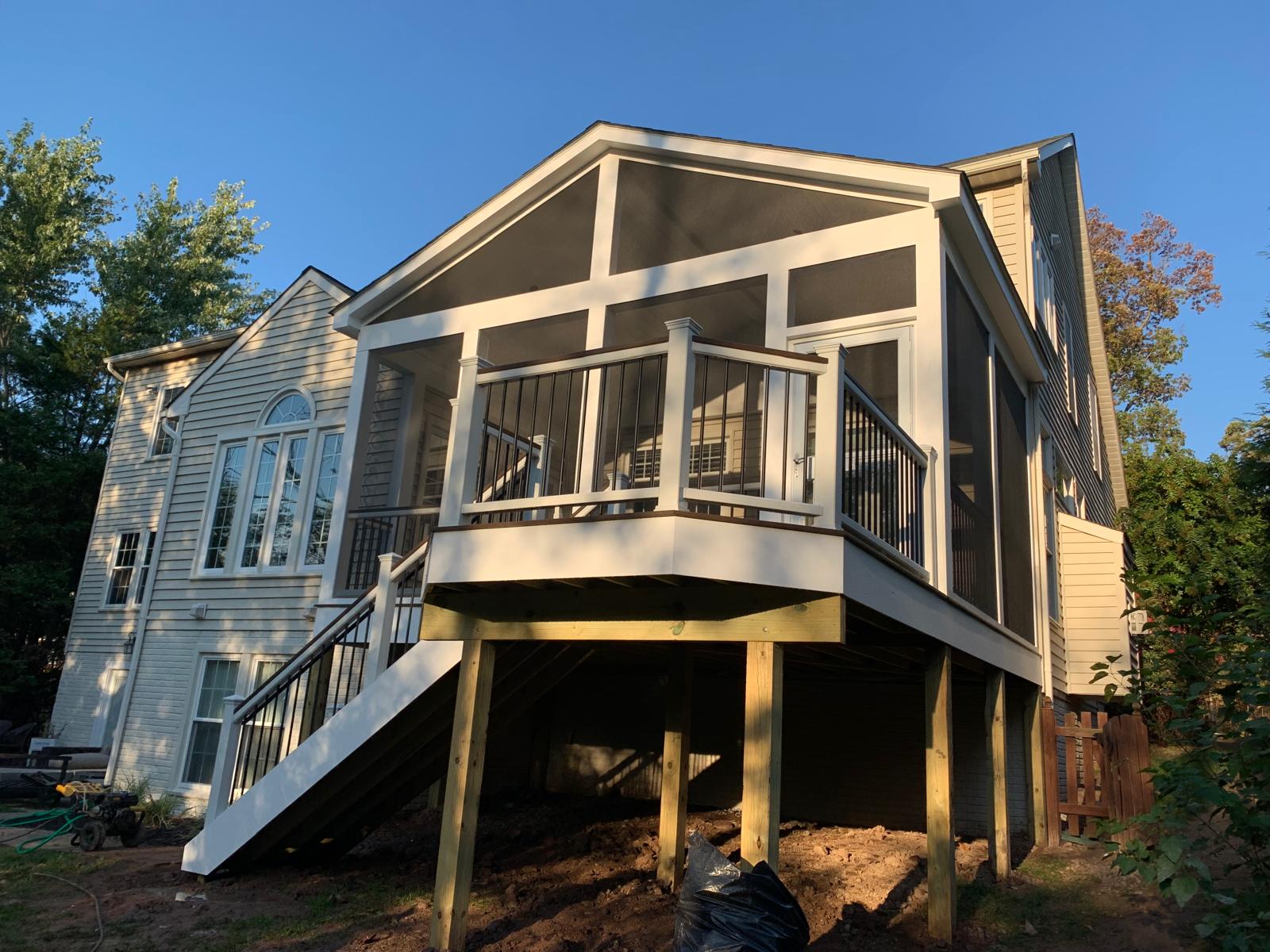 ANBIZA residential custom deck and outdoor living project
