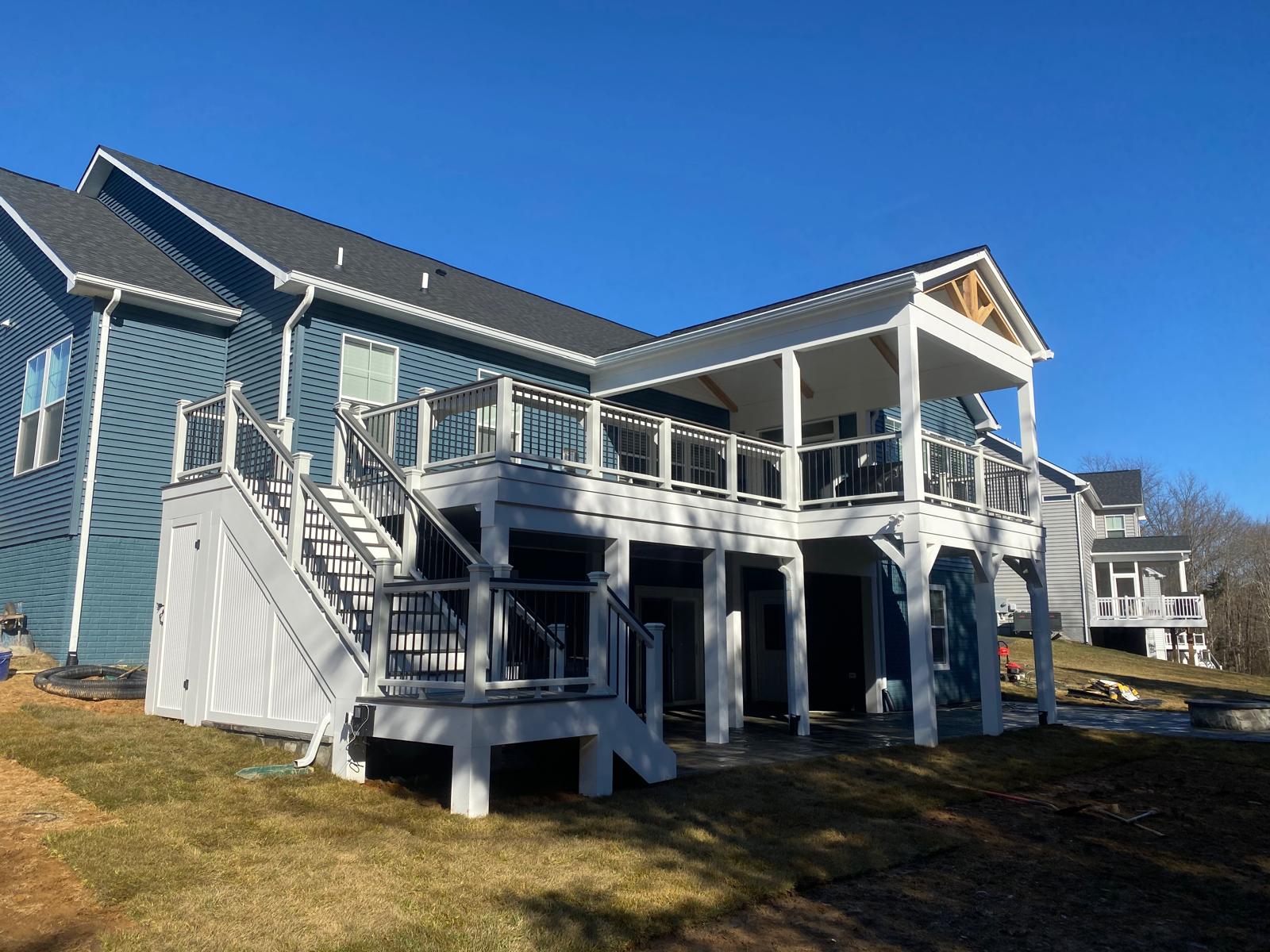 ANBIZA residential custom deck and outdoor living project