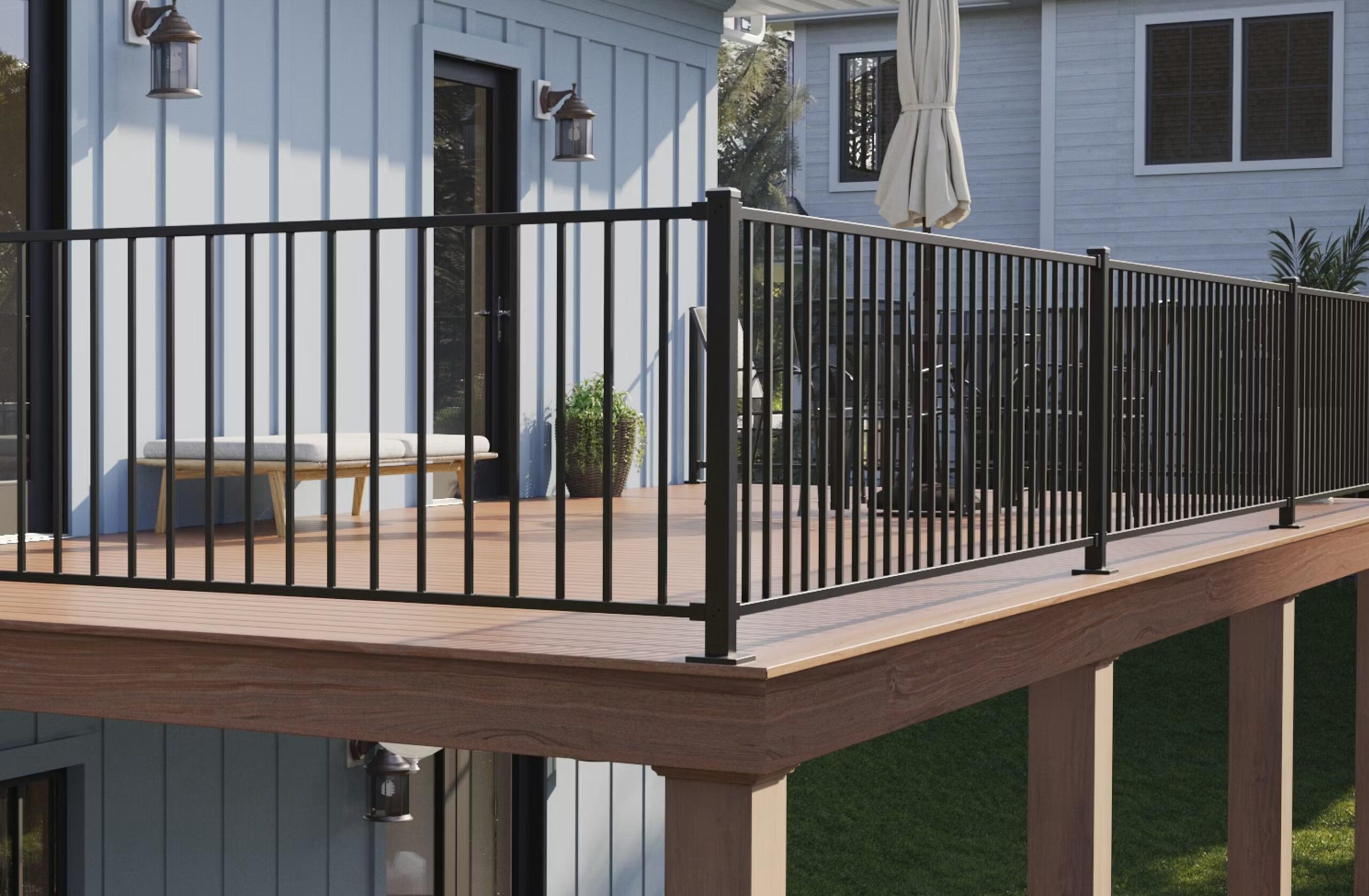 ANBIZA residential custom deck and outdoor living project